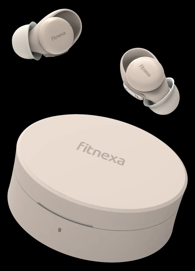 Fitnexa SomniPods 3 earbuds and charging case