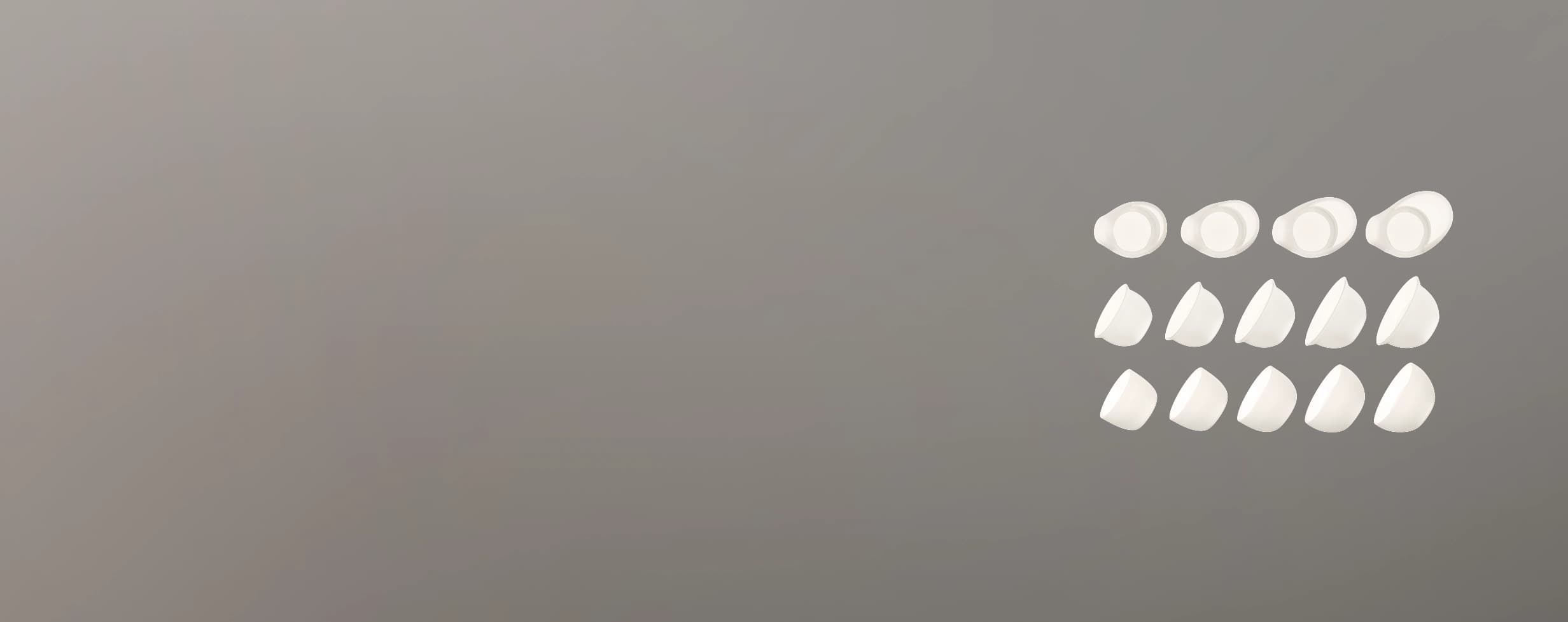 Fitnexa earbuds with multiple ear tip options