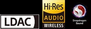 Hi-Res Audio, LDAC, and Snapdragon Sound