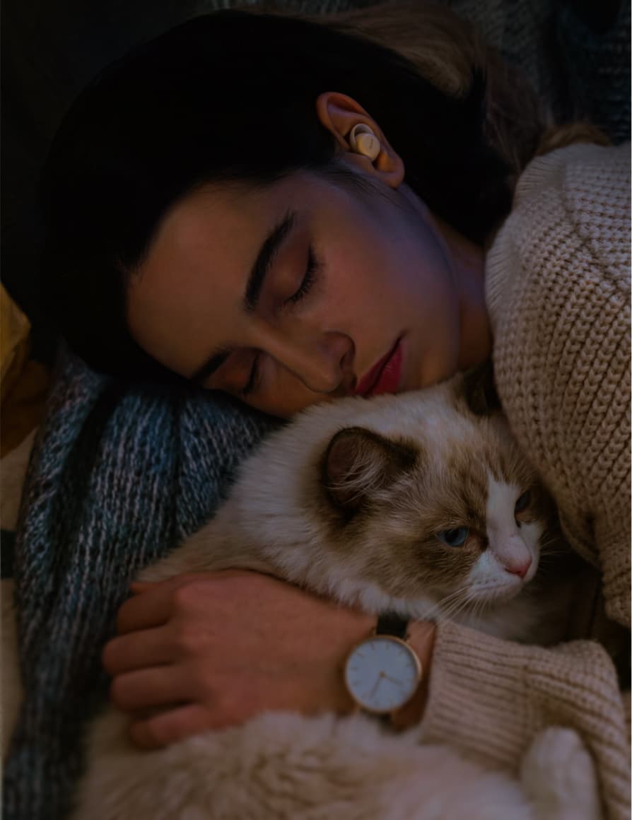 Sleep through pet noise