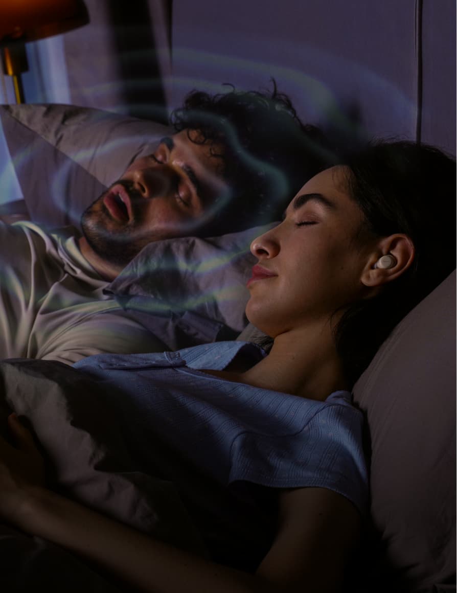 Sleep through snoring