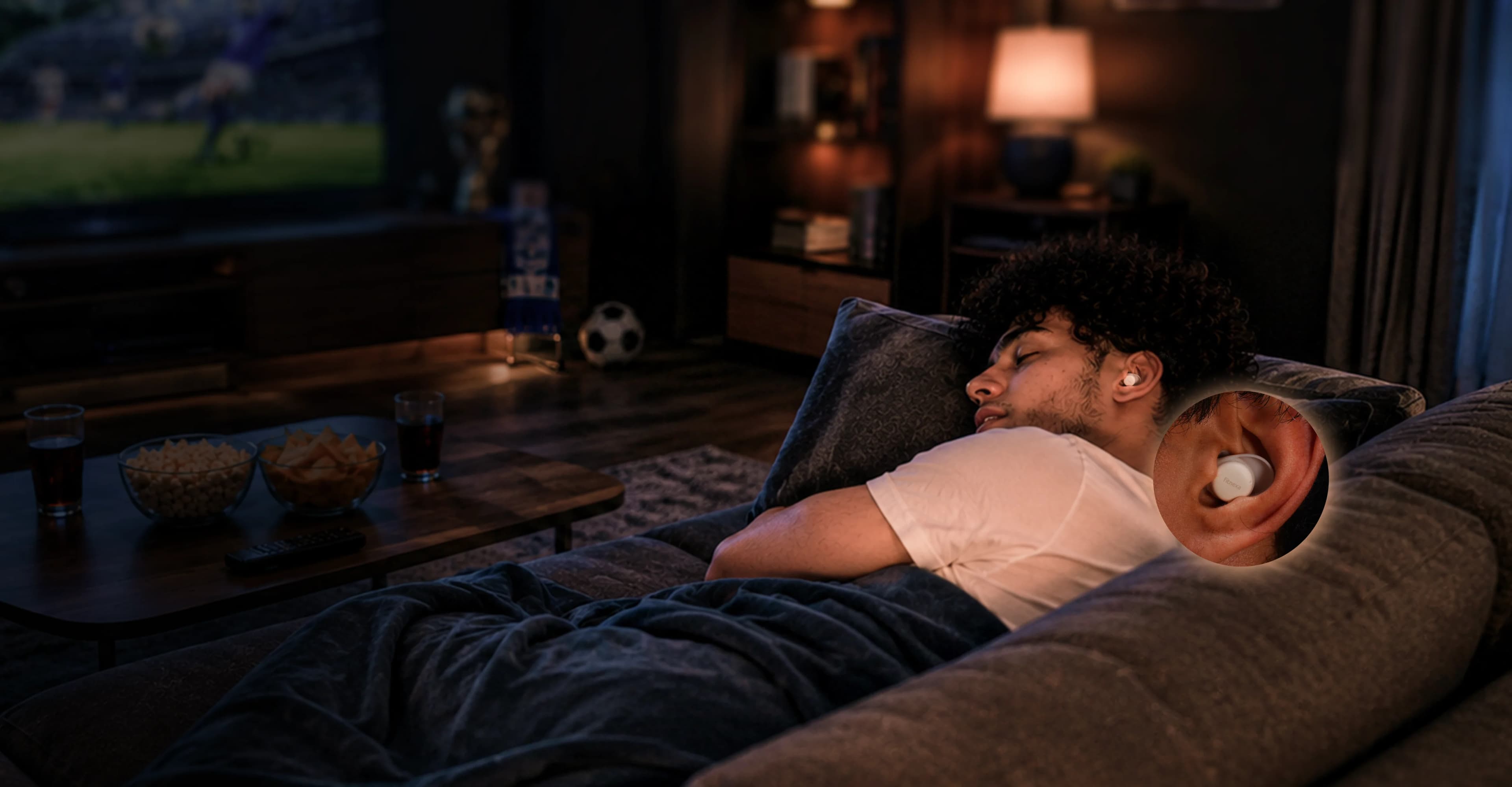 Fitnexa SomniPods 3 match night sleep scene