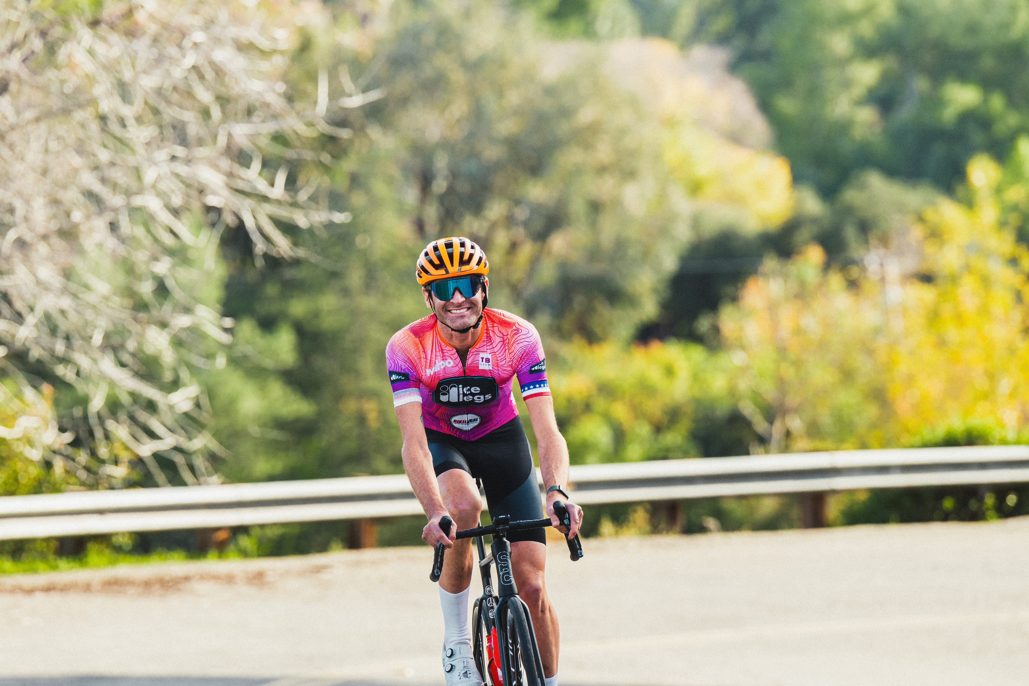 Phil Gaimon riding a road bike